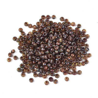 Picasso Cylinder Glass Seed Beads SEED-N011-01D-1