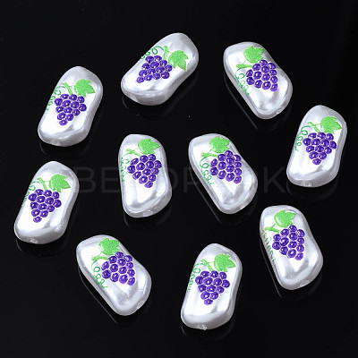 3D Printed ABS Plastic Imitation Pearl Beads KY-S163-436-1