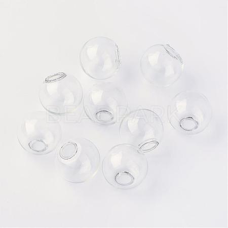Round Mechanized Blown Glass Globe Ball Bottles BLOW-R001-16mm-1