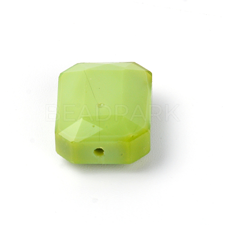 Opaque Solid Color Glass Beads GLAA-WH0025-58N-1