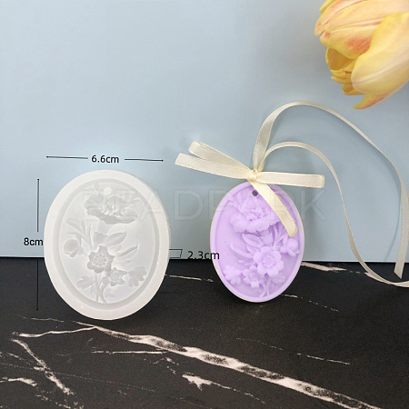 Flower Food Grade DIY Pendant Silicone Molds PW-WG62604-02-1