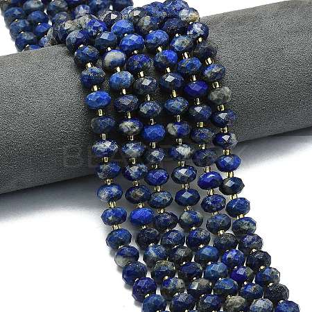 Natural Lapis Lazuli Beads Strands G-P573-A44-01-1
