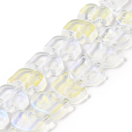 Transparent Glass Beads Strands GLAA-F114-03J-1