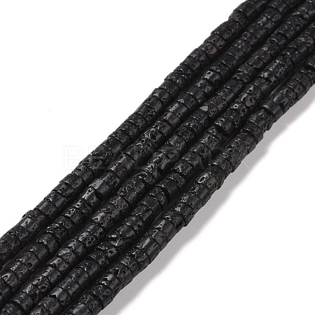 Natural Lava Rock Beads Strands G-M394-03B-1