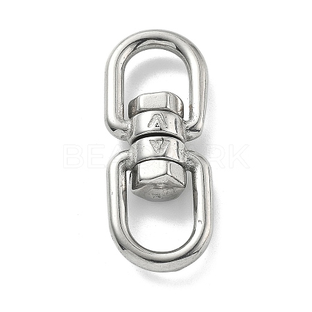304 Stainless Steel Double Eye Swivel Clasps STAS-B082-06P-1