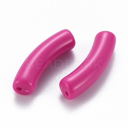 Opaque Acrylic Beads MACR-S372-002B-S006-1
