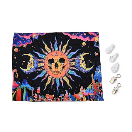 UV Reactive Blacklight Tapestry HJEW-F015-01I-1