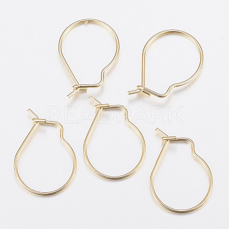 304 Stainless Steel Hoop Earring Findings LS-X-STAS-H436-02-1
