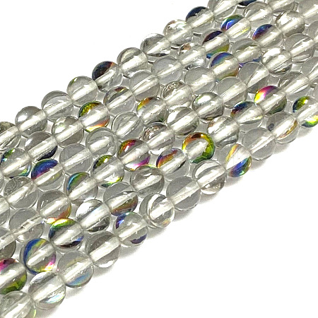 Synthetic Moonstone Beads Strands G-E536-01C-1