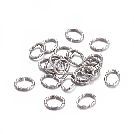 Tarnish Resistant 304 Stainless Steel Open Jump Rings STAS-F221-40P-J-1