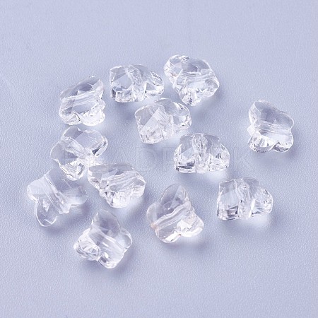 Transparent Glass Beads GLAA-P037-02B-28-1