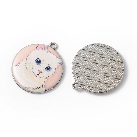 Printed Alloy Pendants ENAM-P246-03P-04-1