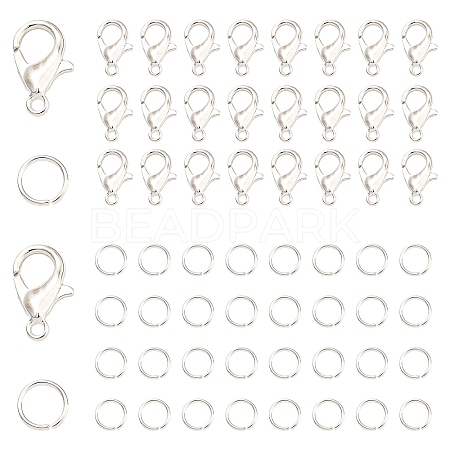 200Pcs Zinc Alloy Lobster Claw Clasps DIY-YW0010-31-1