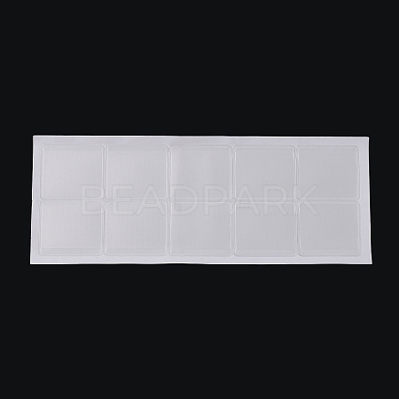 Plastic Necklace Chain Adhesive Pouch for Necklace Display Cards AJEW-P088-01B-1