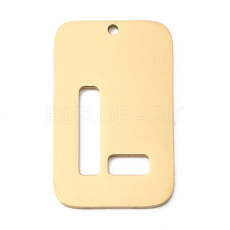 304 Stainless Steel Pendants STAS-D200-01L-G-1