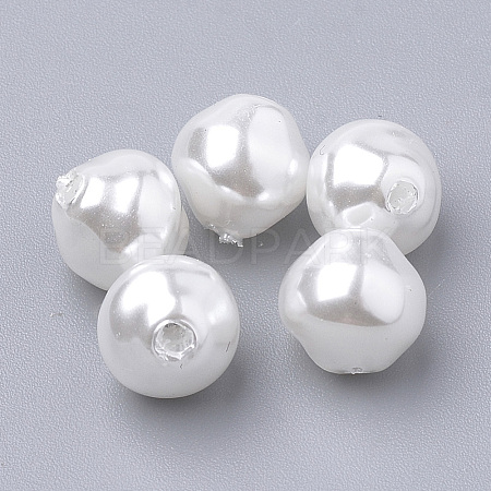 Eco-Friendly Plastic Imitation Pearl Beads MACR-T013-11-1