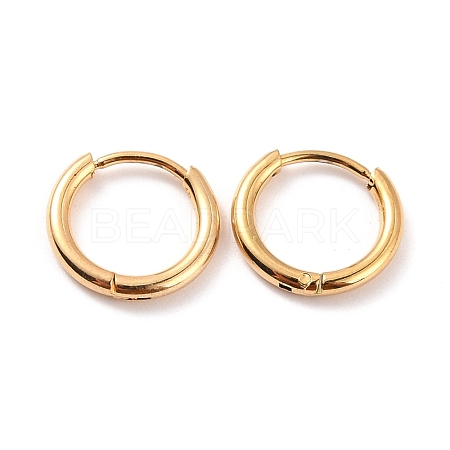 PVD Vacuum Plating 304 Stainless Steel Huggie Hoop Earrings for Women X-EJEW-F280-07A-G-1