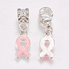Metal Alloy European Dangle Pendants LS-MPDL-H062-1-1