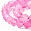 Synthetic Moonstone Beads Strands G-E573-01B-05-4
