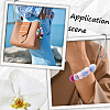 100Pcs 20 Colors Imitation Rabbit Hair European Beads FIND-PA0001-27-5