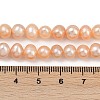 Natural Cultured Freshwater Pearl Beads Strands PEAR-I007-07Y-01B-5