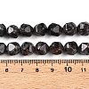 Natural Fluorescent Syenite Rock(Glow under UV Light) Beads Strands G-T141-02A-5