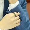 304 Stainless Steel Finger Rings for Men WG58AA5-01-3