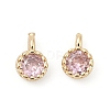 Brass Pave Cubic Zirconia Pendants KK-H204-03KCG-04-1
