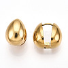 Ion Plating(IP) 304 Stainless Steel Hoop Earrings EJEW-C124-01A-G-2