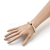 Natural Dyed Sandalwood Beads Stretch Bracelets BJEW-JB03842-04-3
