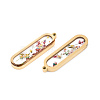 304 Stainless Steel Epoxy Resin Pendants STAS-T072-33-3