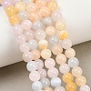 Natural Green Jade Beads Strands G-G757-03-6mm-1