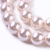 Eco-Friendly Glass Pearl Beads Strands HY-XCP0003-01-2