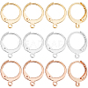 60Pcs 3 Styles 304 Stainless Steel Leverback Earring Findings STAS-BBC0008-30D-1