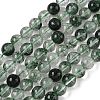 Dyed Round Natural Crackle Quartz Beads Strands G-K084-8mm-04A-2