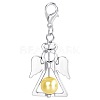 Alloy Angel Pendant Decorations KEYC-PW0009-04E-1