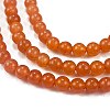 Natural Red Aventurine Beads Strands G-M438-A09-01-3