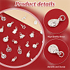 24Pcs 24 Styles Brass Charms FIND-PH0020-24-4