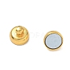 Brass Magnetic Clasps with Loops KK-H361-G-2