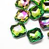 Glass Pointed Back Rhinestone RGLA-A004-13x4mm-M-2