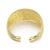 Brass Multi Lines Cuff Bangles BJEW-D039-01G-3