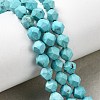 Natural Magnesite Beads Strands G-P598-B01-01-1
