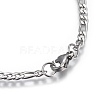 Tarnish Resistant 304 Stainless Steel Figaro Chain Bracelets BJEW-L634-04A-P-3