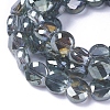 Electroplate Glass Beads Strands EGLA-J149-B-FR01-3