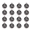 Platinum Plated Alloy Charms ENAM-S118-02S-P-2