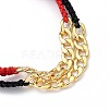 (Jewelry Parties Factory Sale)Unisex Adjustable Nylon Thread Braided Bead Bracelets Sets BJEW-JB05422-2