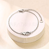 304 Stainless Steel Link Bracelets WGDD040-06-1