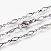 304 Stainless Steel Chain Necklaces STAS-P164-35P-2