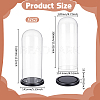 Arch Glass Dome Cover ODIS-WH0030-242B-3