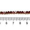 Electroplate Glass Beads Strands EGLA-P061-01A-02-4